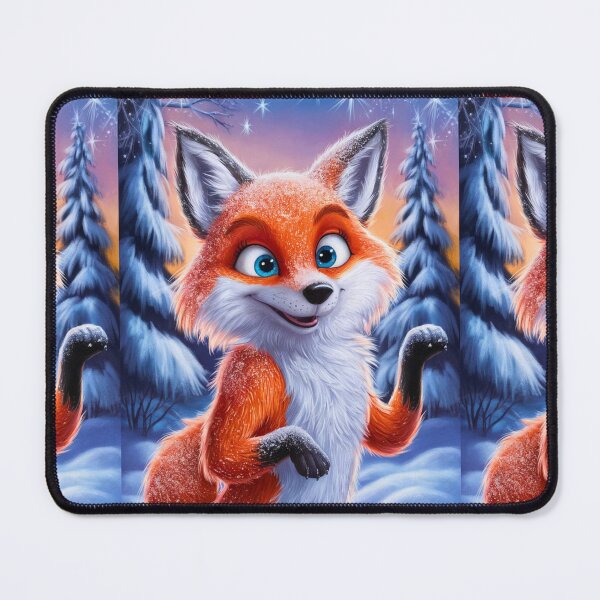Item preview, Fox Portrait. winter fox, fox in the snow, fantasy fox, whimsical fox, fox for the holidays designed and sold by FoxVibes.