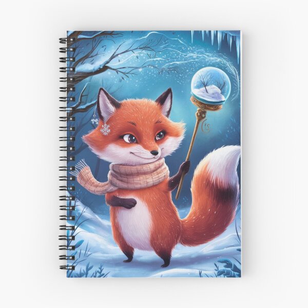 Item preview, Fox Portrait. winter fox, fox in the snow, fantasy fox, whimsical fox, fox for the holidays designed and sold by FoxVibes.