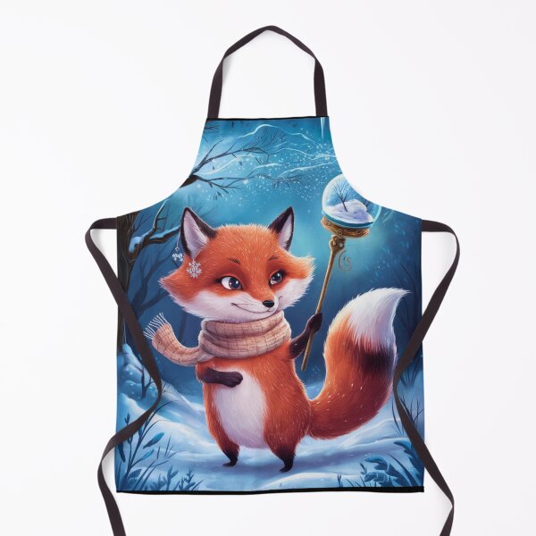 Item preview, Fox Portrait. winter fox, fox in the snow, fantasy fox, whimsical fox, fox for the holidays designed and sold by FoxVibes.