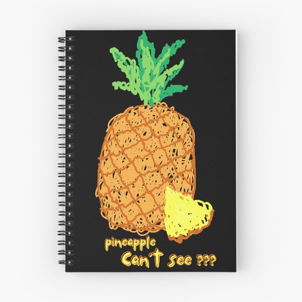 Item preview, Pineapple Can't See??? Pineapple Pun Scribbles Funny Prints designed and sold by DendaArt.