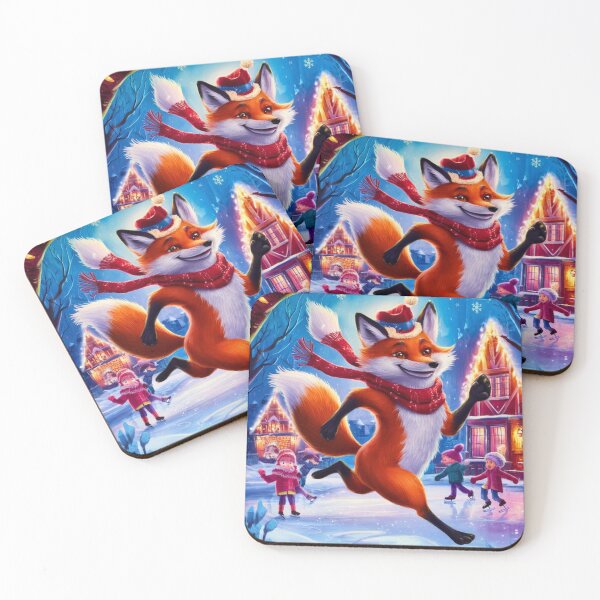 Item preview, Fox Portrait. winter fox, fox in the snow, fantasy fox, whimsical fox, fox for the holidays designed and sold by FoxVibes.