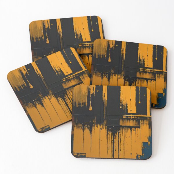 Item preview, Abstract , Buildings , Gold , Painting , Poster , Black , anime posters , anime stickers designed and sold by fineartstyles4u.