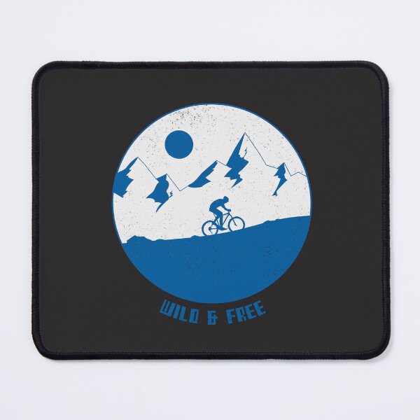 Item preview, Wild and Free Mountain Biking Camping Fun designed and sold by chancieteeshop.
