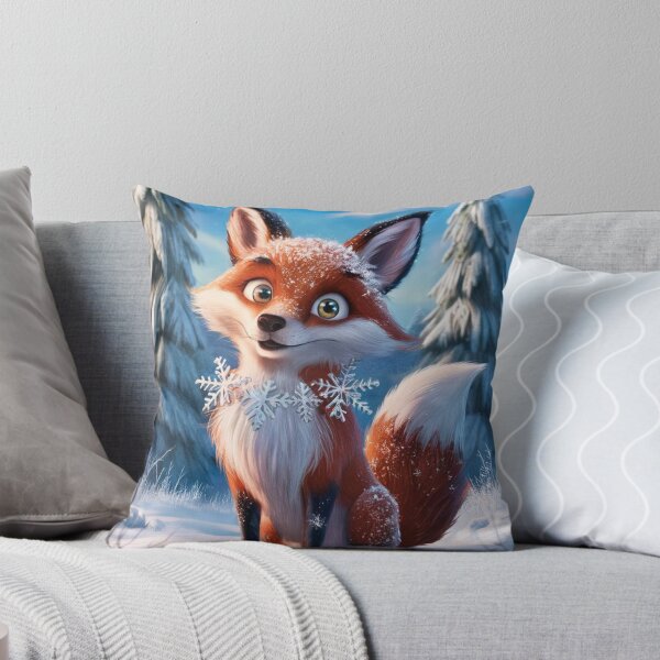 Item preview, Fox Portrait. winter fox, fox in the snow, fantasy fox, whimsical fox, fox for the holidays designed and sold by FoxVibes.