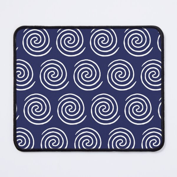 Item preview, Time Portal Spiral Pattern Navy Blue and White designed and sold by tonymagnerart.