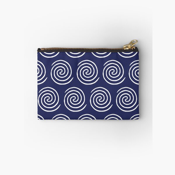 Item preview, Time Portal Spiral Pattern Navy Blue and White designed and sold by tonymagnerart.