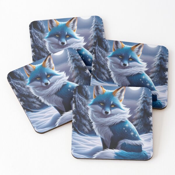 Item preview, Fox Portrait. winter fox, fox in the snow, fantasy fox, whimsical fox, fox for the holidays designed and sold by FoxVibes.