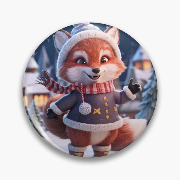Item preview, Fox Portrait. winter fox, fox in the snow, fantasy fox, whimsical fox, fox for the holidays designed and sold by FoxVibes.