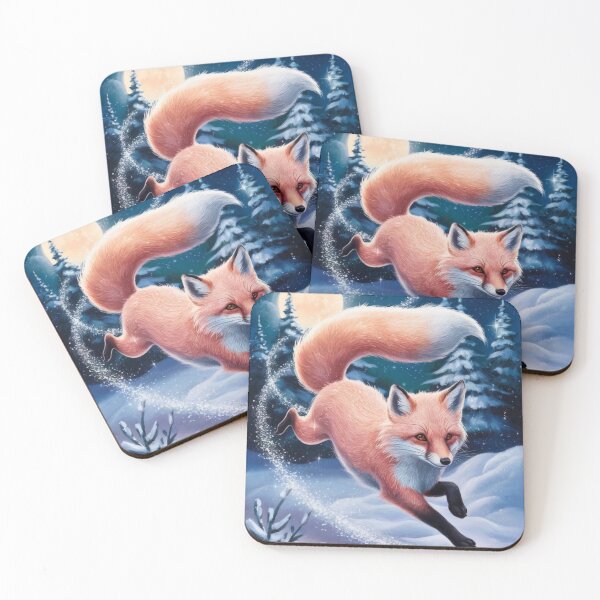 Item preview, Fox Portrait. winter fox, fox in the snow, fantasy fox, whimsical fox, fox for the holidays designed and sold by FoxVibes.