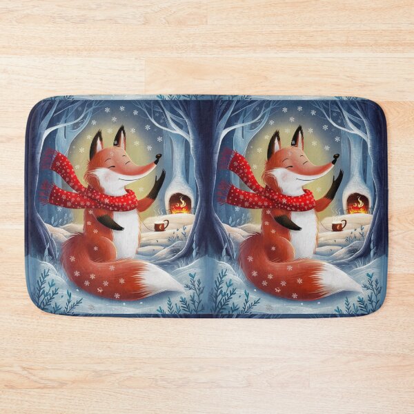 Artikelvorschau, Fuchs-Porträt. Winterfuchs, Fuchs im Schnee, Fantasiefuchs, wunderlicher Fuchs, Fuchs für die Feiertage entworfen und verkauft von FoxVibes.