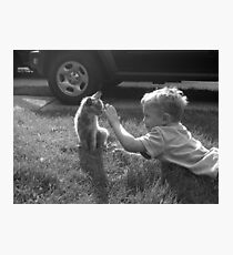 Friendly Feline Fotodruck