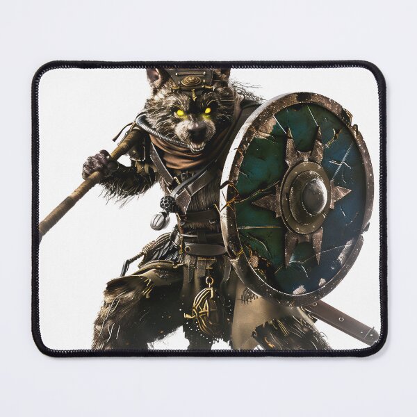 Item preview, Battle-Ready Skaven Warrior - Fantasy Rat Soldier Artwork T-Shirt designed and sold by Juuskus.