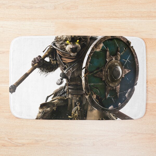 Item preview, Battle-Ready Skaven Warrior - Fantasy Rat Soldier Artwork T-Shirt designed and sold by Juuskus.