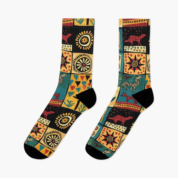 Item preview, Colorful African Art Pattern designed and sold by ArtbyAiGallery.