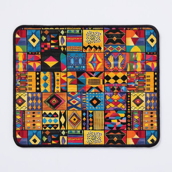 Item preview, Colorful African Art Pattern designed and sold by ArtbyAiGallery.