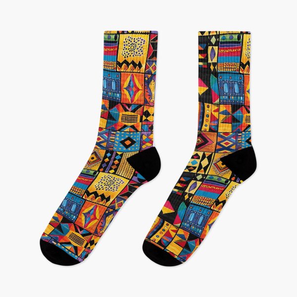 Item preview, Colorful African Art Pattern designed and sold by ArtbyAiGallery.