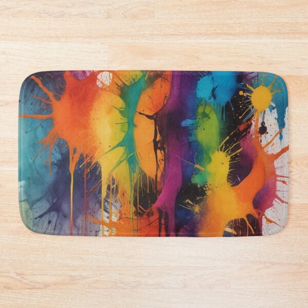 Item preview, Artistic colorful splash spectrum artwork print design  designed and sold by Anshu3813.