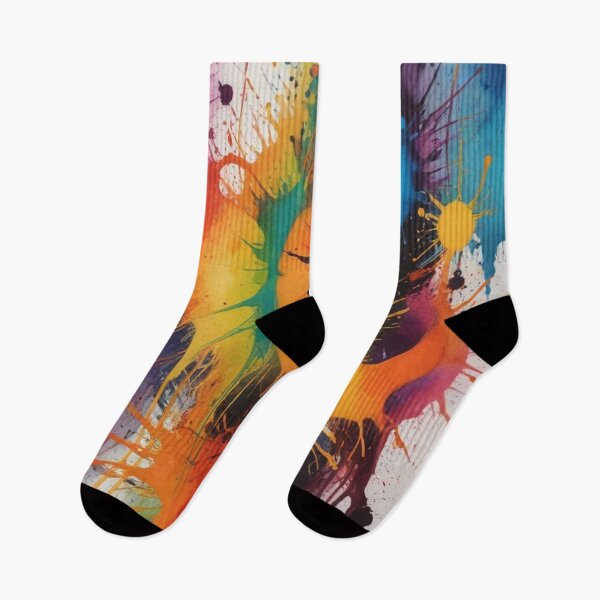 Item preview, Artistic colorful splash spectrum artwork print design  designed and sold by Anshu3813.