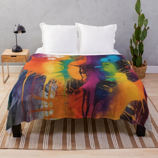 Item preview, Artistic colorful splash spectrum artwork print design  designed and sold by Anshu3813.