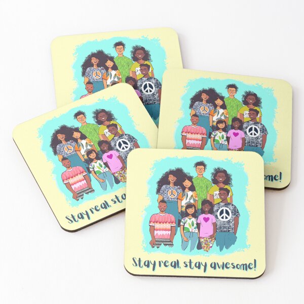 Item preview, Vibe Tribe: Celebrating Diversity with Good Vibes Design designed and sold by adriaquart.
