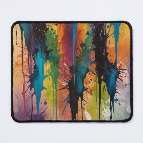Item preview, Artistic colorful splash spectrum artwork print design  designed and sold by Anshu3813.