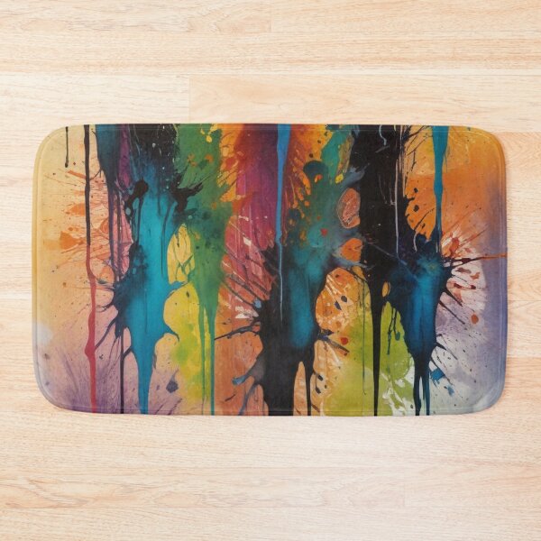 Item preview, Artistic colorful splash spectrum artwork print design  designed and sold by Anshu3813.