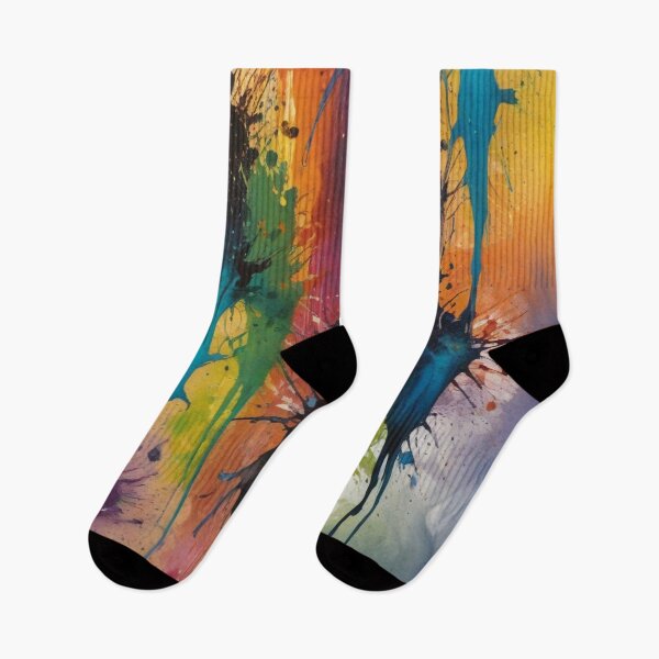 Item preview, Artistic colorful splash spectrum artwork print design  designed and sold by Anshu3813.