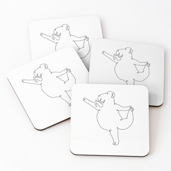 Item preview, One Line English Bulldog Dancer Pose designed and sold by Huebucket.