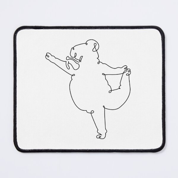Item preview, One Line English Bulldog Dancer Pose designed and sold by Huebucket.