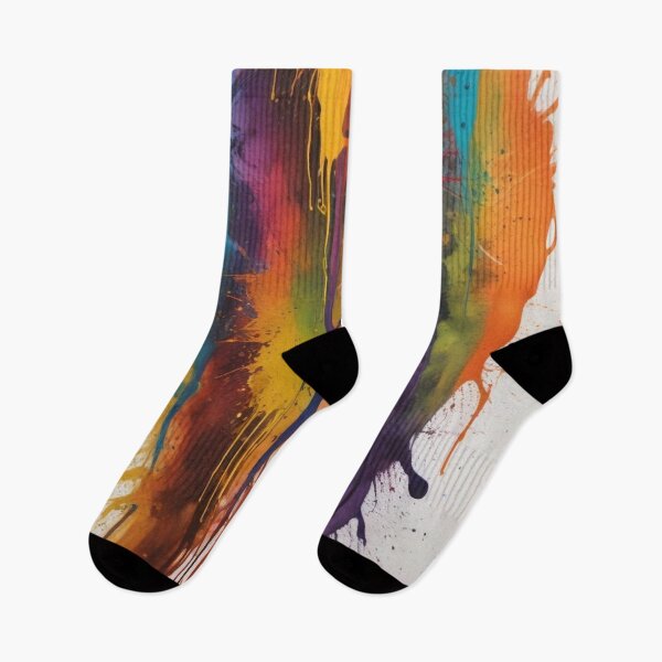 Item preview, Artistic colorful splash spectrum artwork print design  designed and sold by Anshu3813.