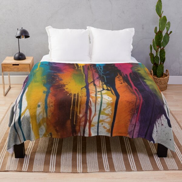Item preview, Artistic colorful splash spectrum artwork print design  designed and sold by Anshu3813.