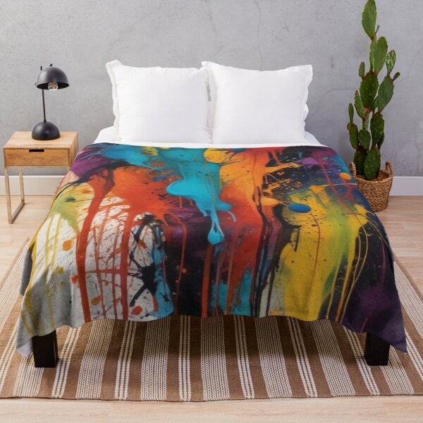 Item preview, Artistic colorful splash spectrum artwork print design  designed and sold by Anshu3813.