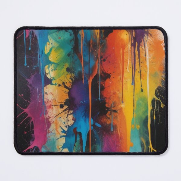 Item preview, Artistic colorful splash spectrum artwork print design  designed and sold by Anshu3813.