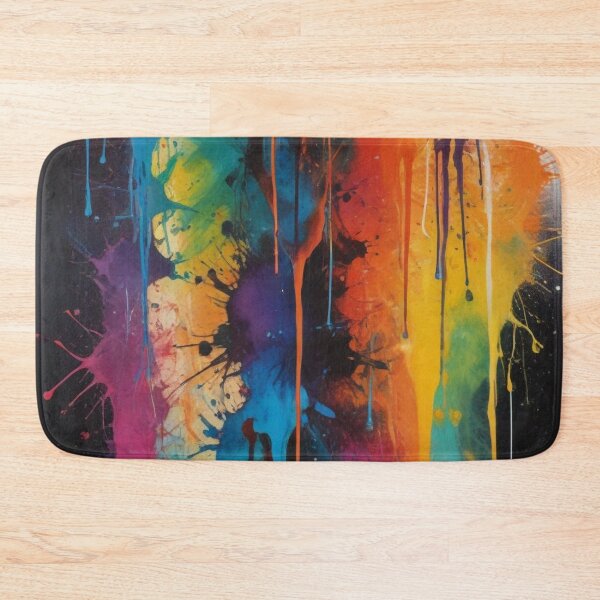 Item preview, Artistic colorful splash spectrum artwork print design  designed and sold by Anshu3813.