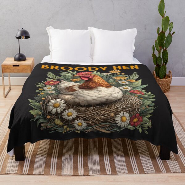 Item preview, Broody Hen Nesting Bliss designed and sold by elynne9.