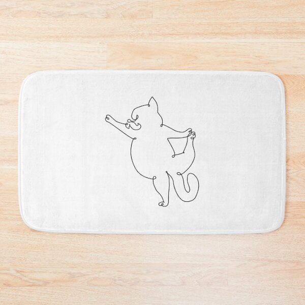 Item preview, One Line Persian Cat Dancer Pose designed and sold by Huebucket.