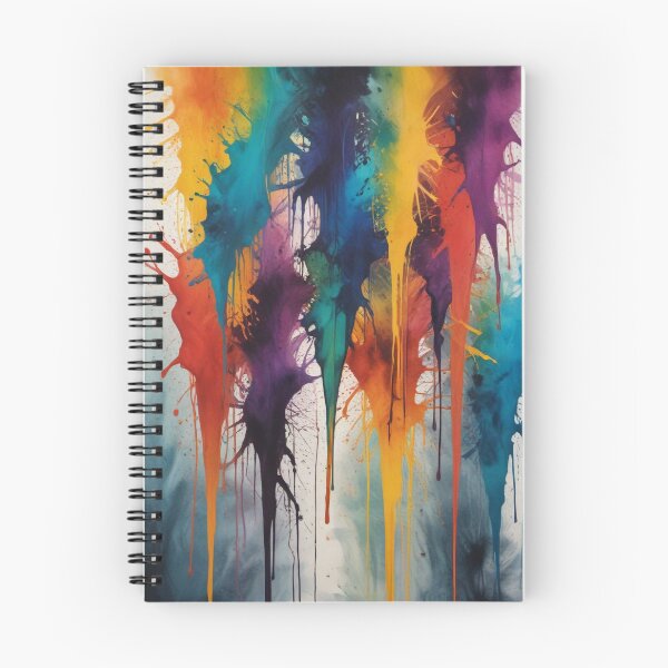 Item preview, Artistic colorful splash spectrum artwork print design  designed and sold by Anshu3813.