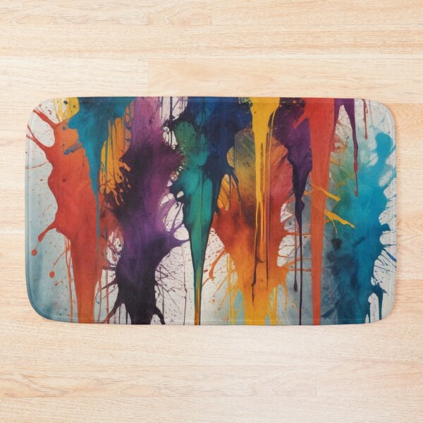 Item preview, Artistic colorful splash spectrum artwork print design  designed and sold by Anshu3813.