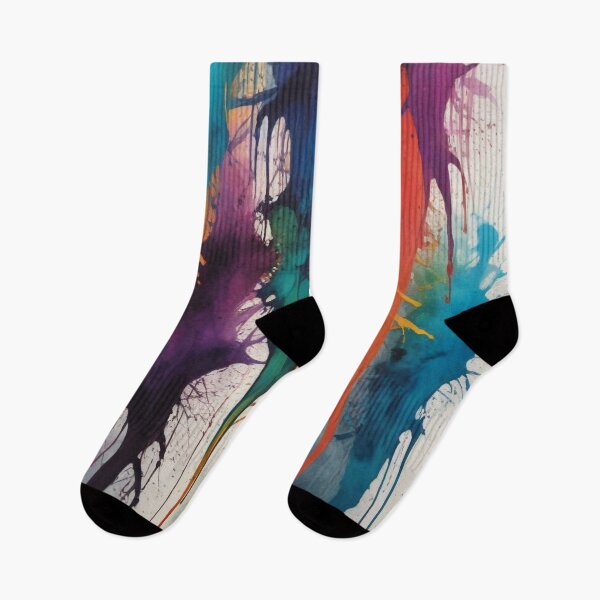 Item preview, Artistic colorful splash spectrum artwork print design  designed and sold by Anshu3813.