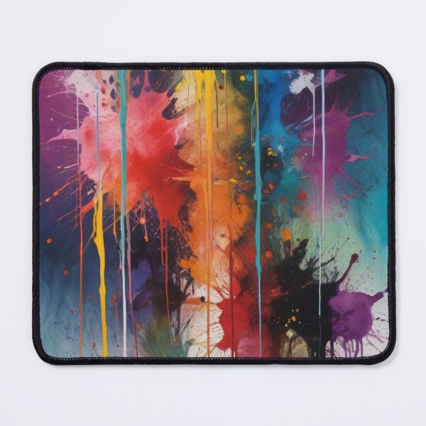 Item preview, Artistic colorful splash spectrum artwork print design designed and sold by Anshu3813.