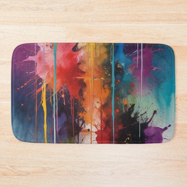 Item preview, Artistic colorful splash spectrum artwork print design  designed and sold by Anshu3813.