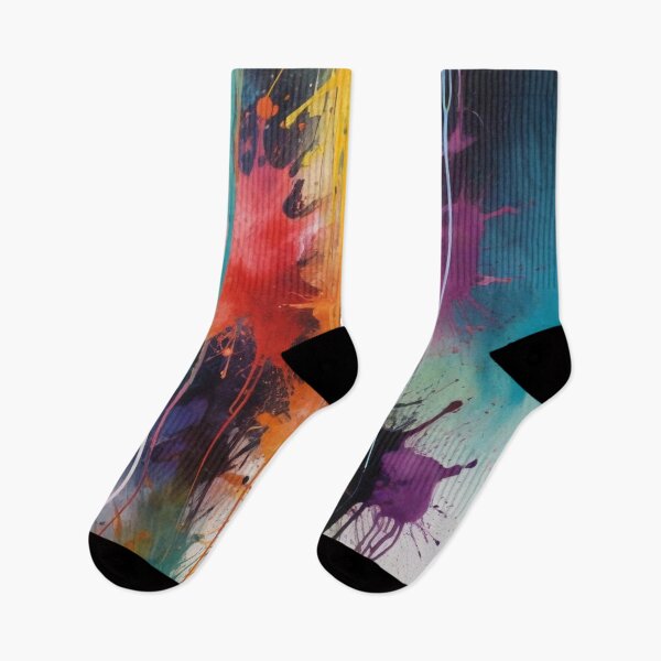 Item preview, Artistic colorful splash spectrum artwork print design  designed and sold by Anshu3813.