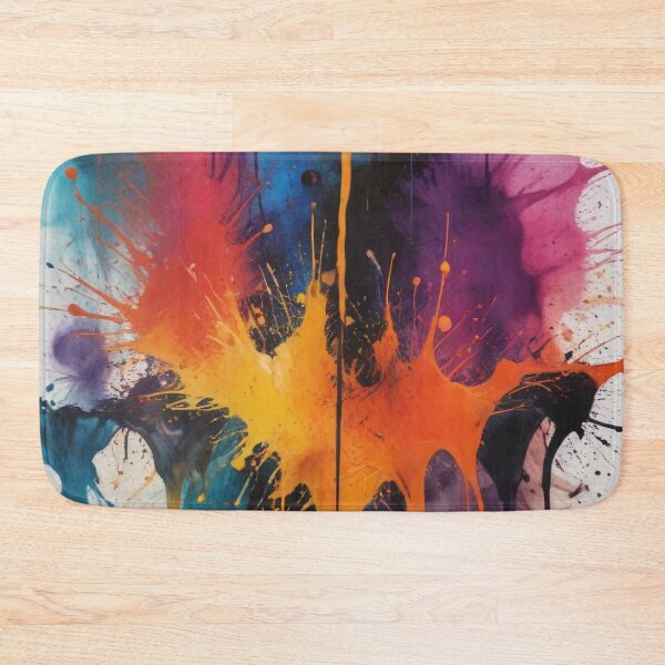Item preview, Artistic colorful splash spectrum artwork print design  designed and sold by Anshu3813.