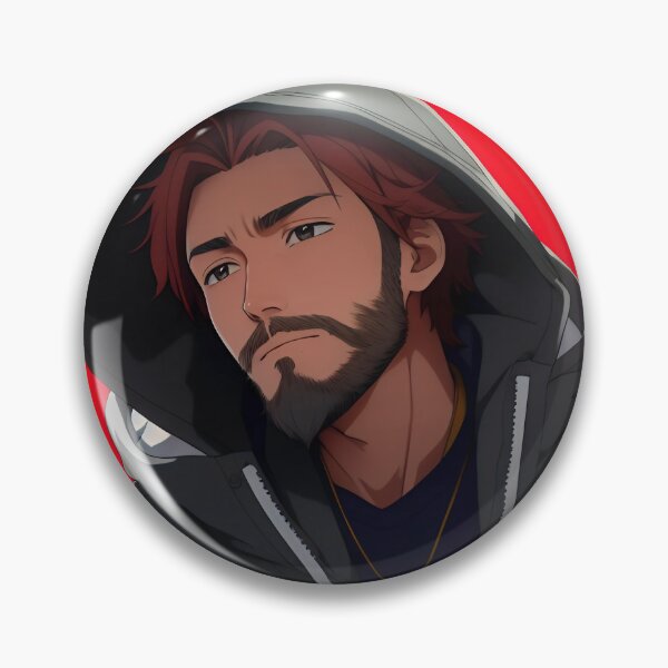 Item preview, A man with beard Illustration  designed and sold by Grafititee.