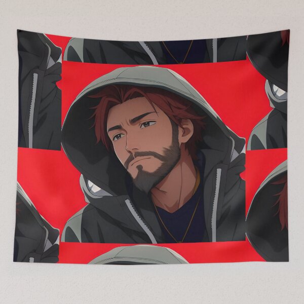 Item preview, A man with beard Illustration  designed and sold by Grafititee.