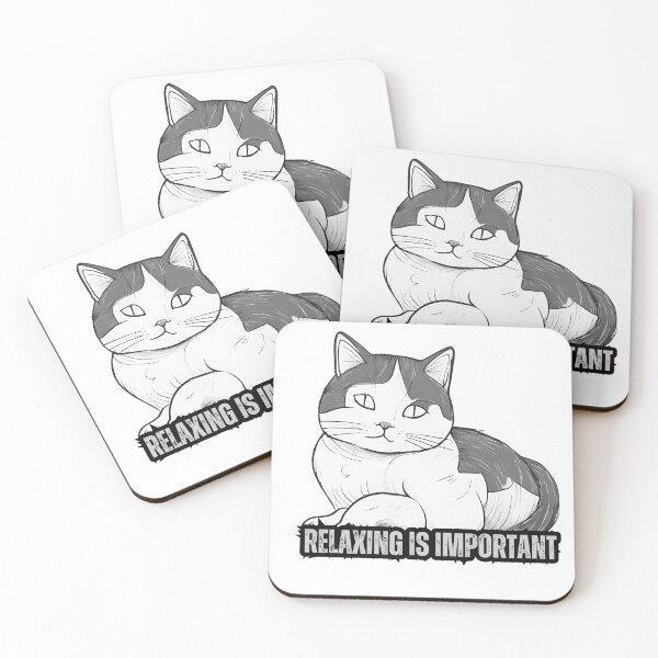 Item preview, A Relaxing Cat designed and sold by LevelUpYourMotivation.