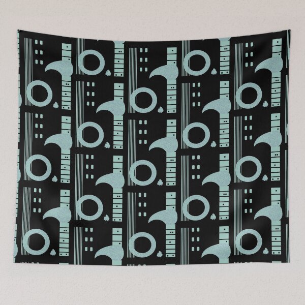 Item preview, Folk Bird blue designed and sold by HeadacheMachine.