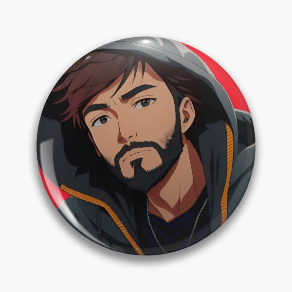 Item preview, A man with beard Illustration  designed and sold by Grafititee.