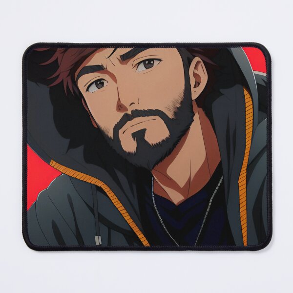 Item preview, A man with beard Illustration  designed and sold by Grafititee.