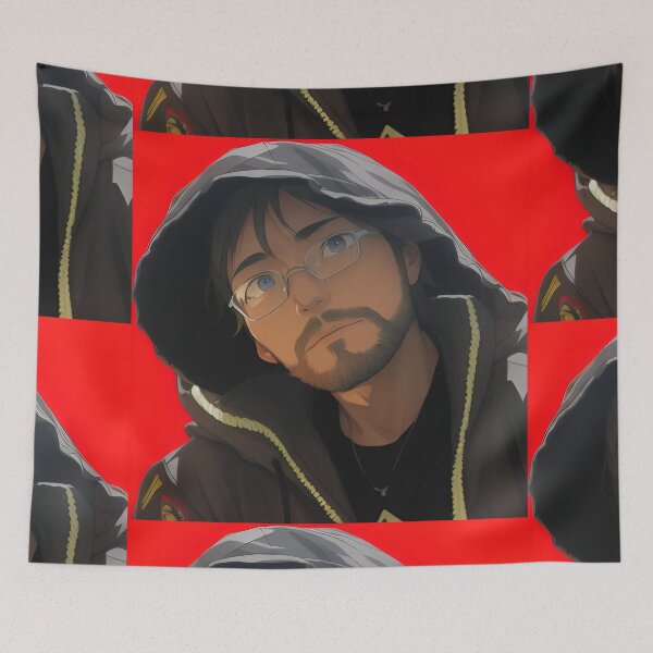 Item preview, A man with beard Illustration  designed and sold by Grafititee.
